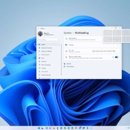 Setup screen for Windows 11 Multitasking