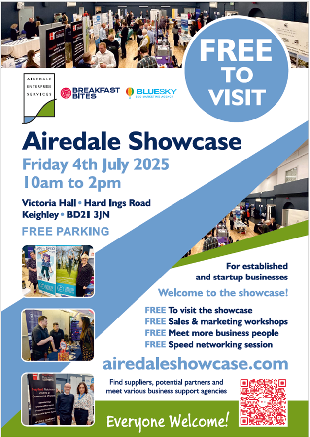 airedale showcase event flyer