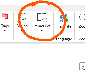 screenshot - Outlook Classic Immersive option